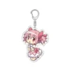 Anime Puella Magi Madoka Magica Keychain Kaname Akemi Homura Miki Sayaka Tomoe Mami Kyoko Key Chain 1 - Madoka Magica Store