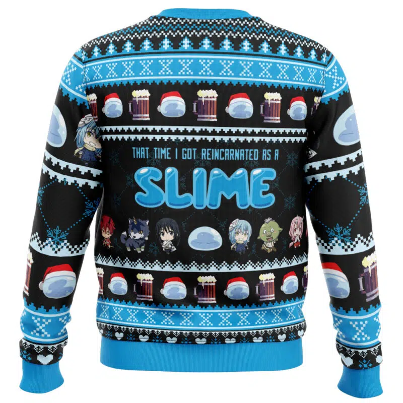 Fueled By Beer That Time I Got Reincarnated as a Slime Ugly Christmas Sweater 2