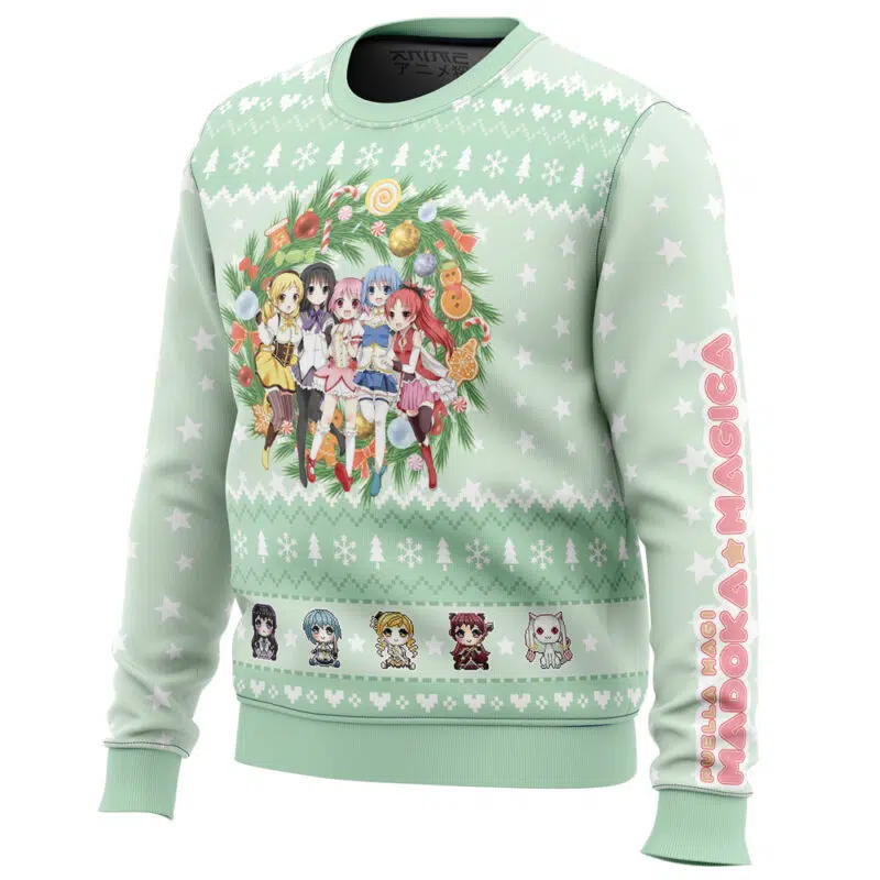 Magical Girls Puella Magi Madoka Magica Ugly Christmas Sweater 2